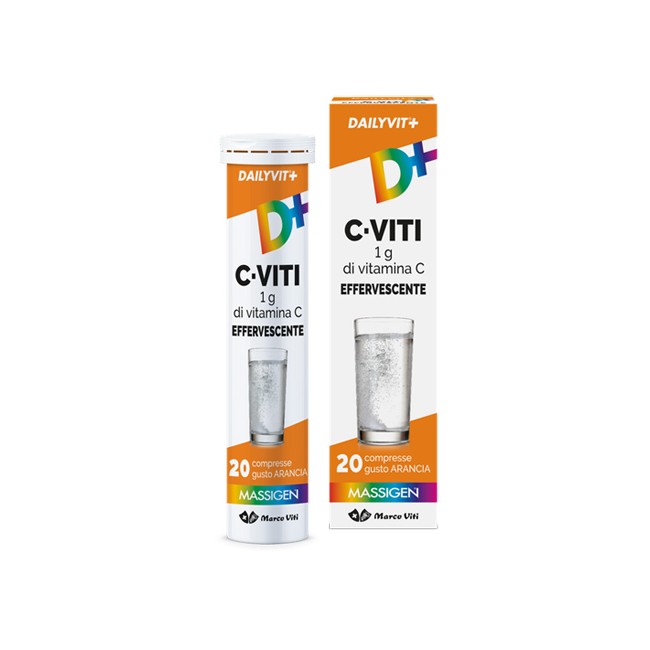 DAILYVIT+ C VITI 1G DI VITAMINA C EFFERVESCENTE 20 COMPRESSE