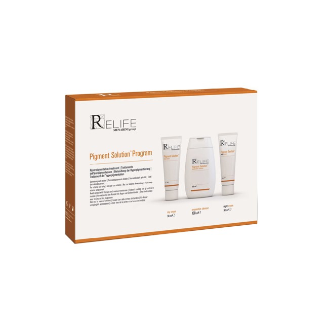 PIGMENT SOLUTION PROGRAM KIT DAY CREAM 30 ML + NIGHT CREAM 30 ML + CLEANSER 100 ML NUOVO PACKAGING MULTILINGUA