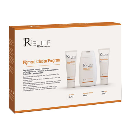 PIGMENT SOLUTION PROGRAM KIT DAY CREAM 30 ML + NIGHT CREAM 30 ML + CLEANSER 100 ML NUOVO PACKAGING MULTILINGUA