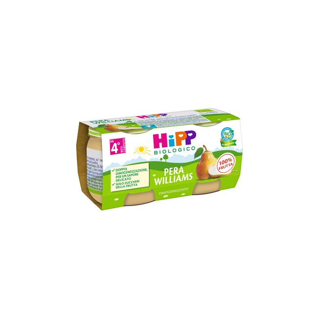 HIPP BIO OMOGENEIZZATO PERA WILLIAMS 2 X 80 G