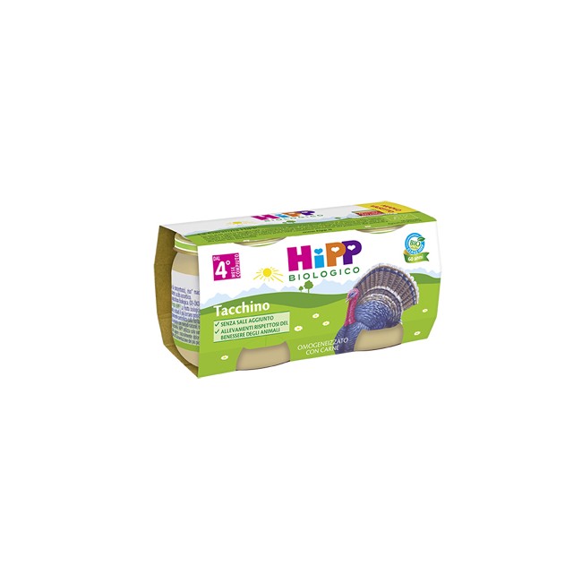 HIPP BIO HIPP BIO OMOGENEIZZATO TACCHINO 2X80 G