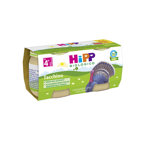 HIPP BIO HIPP BIO OMOGENEIZZATO TACCHINO 2X80 G