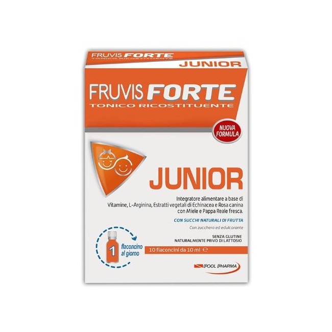 FRUVIS FORTE JUNIOR 10 FLACONCINI DA 10 ML