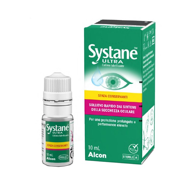 Flacone da 10 Ml di Systane Ultra collirio per occhi secchi senza conservanti