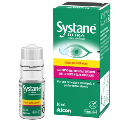 Flacone da 10 Ml di Systane Ultra collirio per occhi secchi senza conservanti