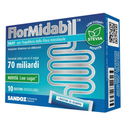 FLORMIDABIL DAILY 10 BUSTINE CON STEVIA