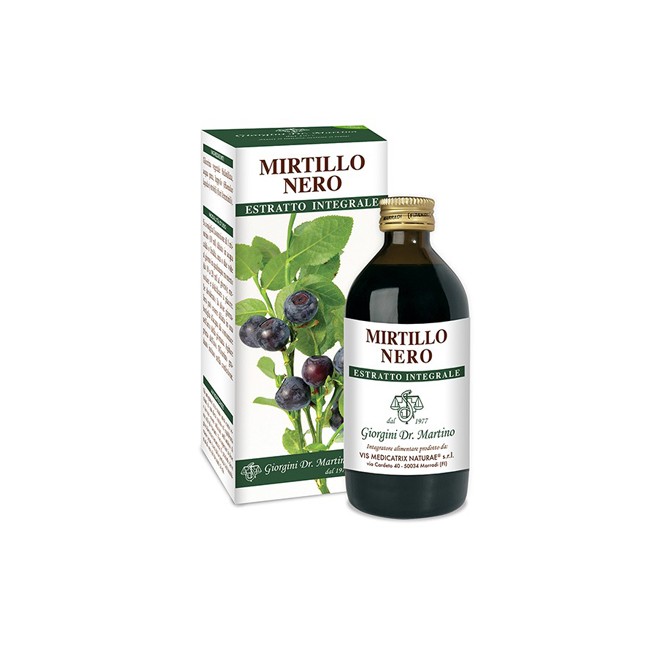 MIRTILLO NERO ESTRATTO INTEGRALE 200 ML