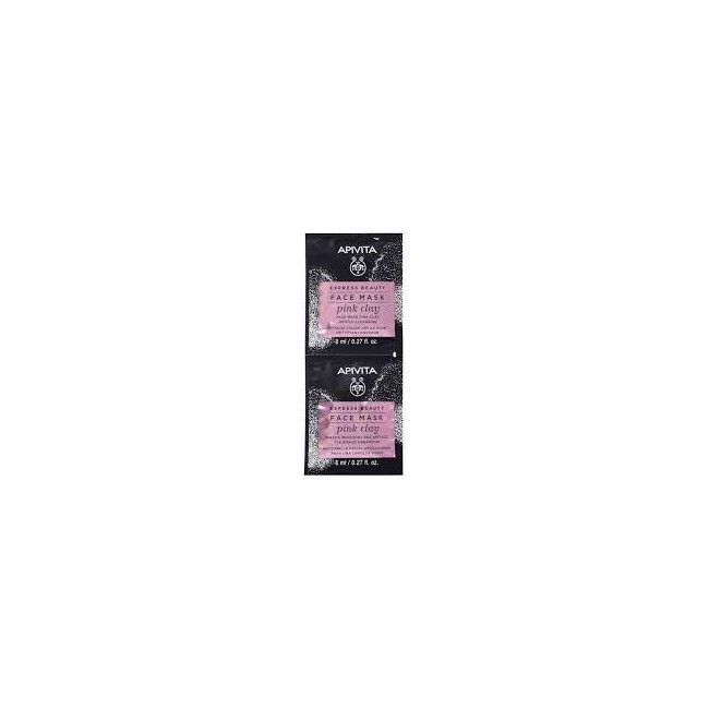 APIVITA EXPRESS PINK CLAY 2 X 8 ML