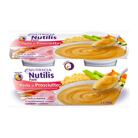 Nutricia Nutilis Pasti Alimento Dietetico Gusto Pasta Con Prosciutto 2x300g