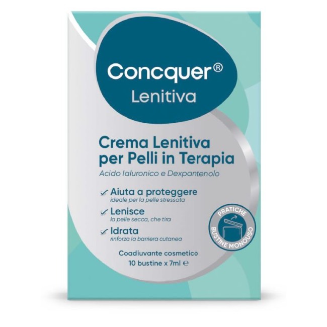 CONCQUER CREMA LENITIVA 10 BUSTINE DA 7 ML