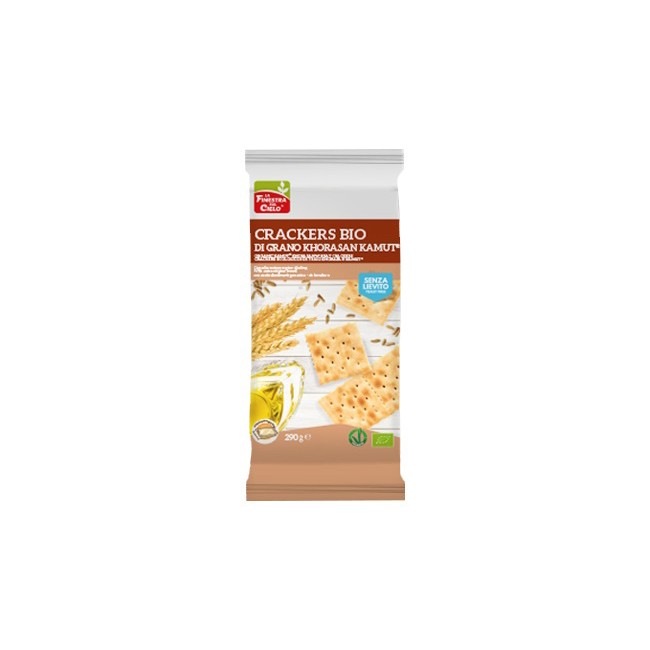 FSC CRACKERS DI KAMUT SENZA LIEVITO BIO VEGAN CON OLIO EXTRAVERGINE DI OLIVA 290 G