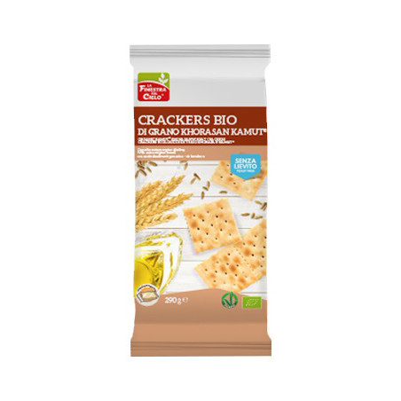 FSC CRACKERS DI KAMUT SENZA LIEVITO BIO VEGAN CON OLIO EXTRAVERGINE DI OLIVA 290 G