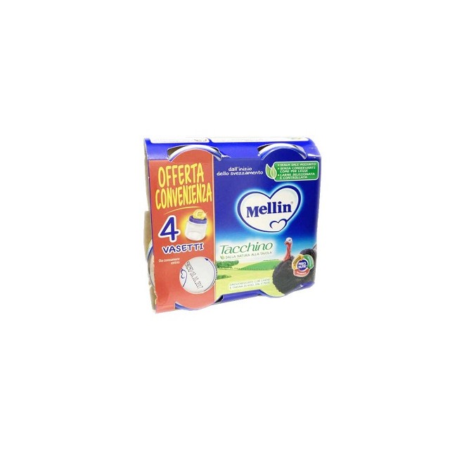 MELLIN OMOGENEIZZATO TACCHINO 4X80 G