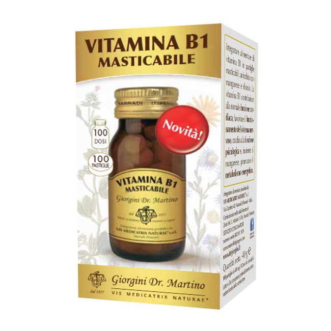 VITAMINA B1 MASTICABILE 100 PASTIGLIE