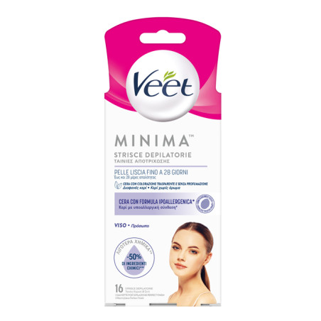 VEET STRISCE VISO IPOALLERGENICHE 16 PEZZI