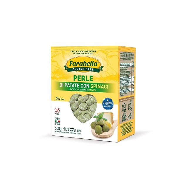 FARABELLA PERLE PATATE SPINACI 500 G ASTUCCIO