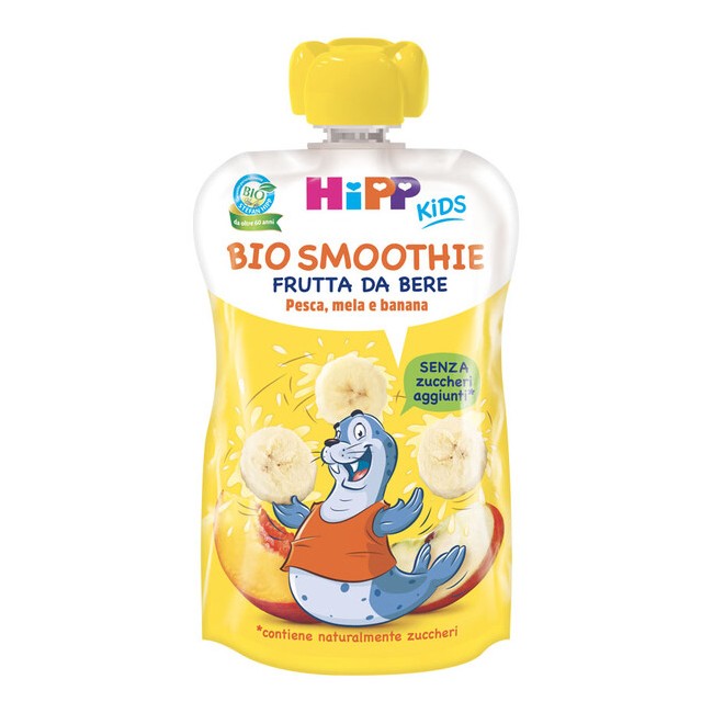 HIPP BIO SMOOTHIES MELA/BAN/PESCA 120 ML