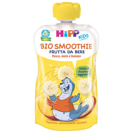 HIPP BIO SMOOTHIES MELA/BAN/PESCA 120 ML