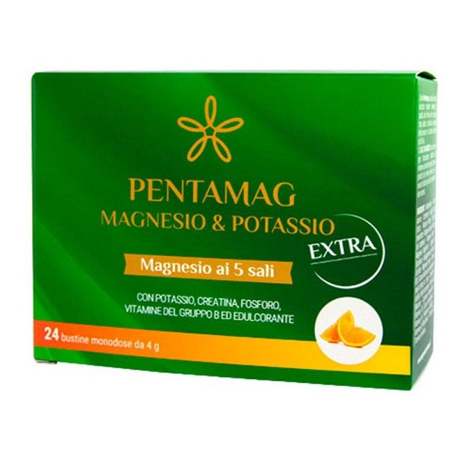 PENTAMAG MAGNESIO E POTASSIO EXTRA 24 BUSTINE DA 4 G