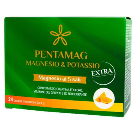 PENTAMAG MAGNESIO E POTASSIO EXTRA 24 BUSTINE DA 4 G