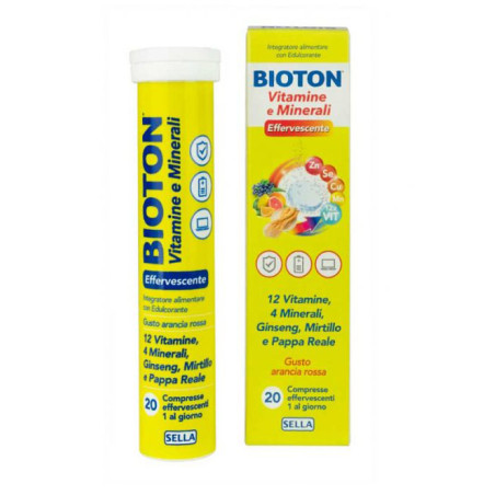 BIOTON VITAMINE E MINEALI 20 COMPRESSE