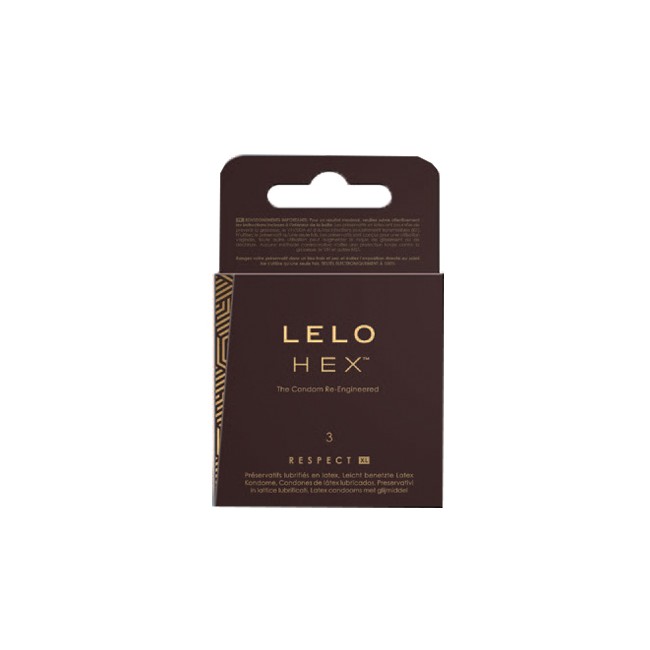 HEX PRESERVATIVI RESPECT LELO 3 PEZZI