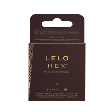 HEX PRESERVATIVI RESPECT LELO 3 PEZZI