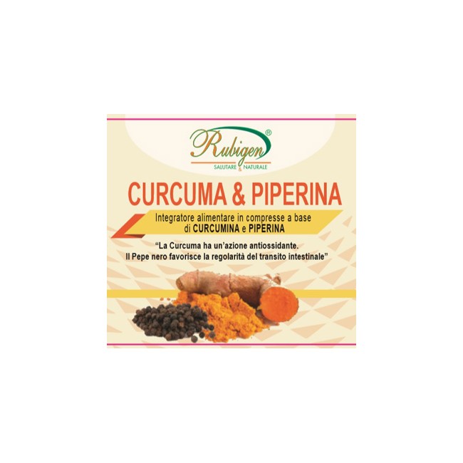 CURCUMA & PIPERINA RUBIGEN 120 COMPRESSE DA 500 MG