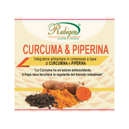 CURCUMA & PIPERINA RUBIGEN 120 COMPRESSE DA 500 MG