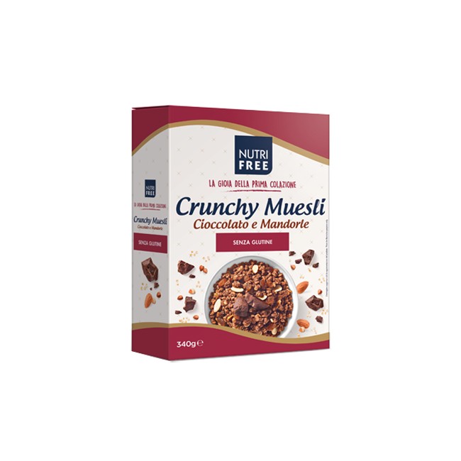 NUTRIFREE CRUNCHY MIX CIOCCOLATO E MANDORLE 340 G