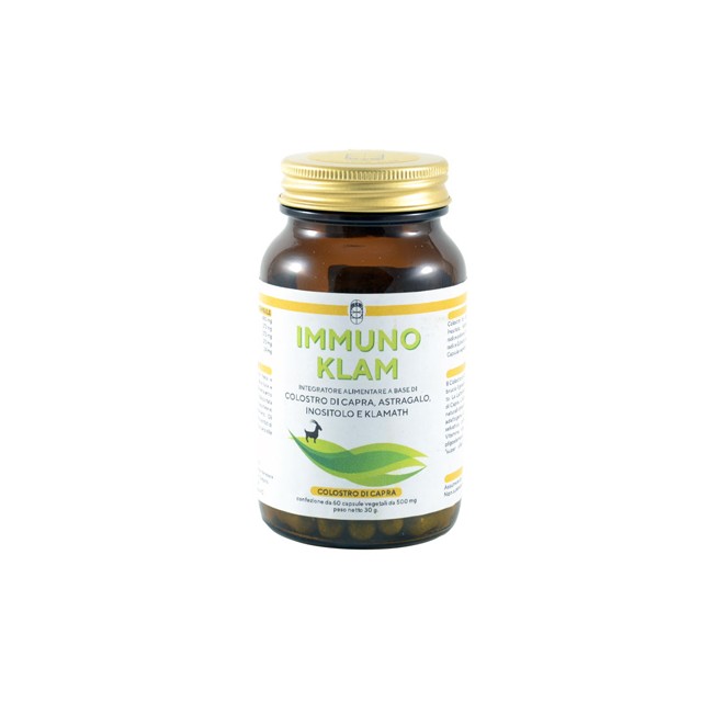 IMMUNO KLAM COLOSTRO DI CAPRA KLAMATH 60 CAPSULE VEGETALI