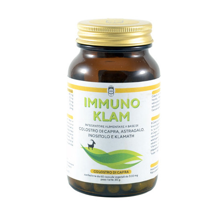 IMMUNO KLAM COLOSTRO DI CAPRA KLAMATH 60 CAPSULE VEGETALI