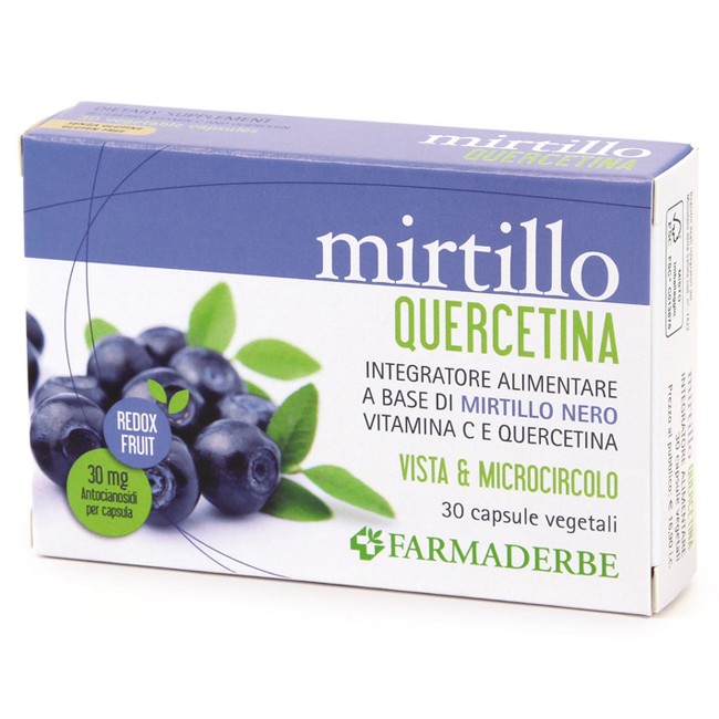 MIRTILLO QUERCETINA 30 CAPSULE