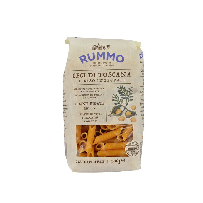 RUMMO PENNE RIGATE N 66 CECI DI TOSCANA E RISO INTEGRALE 300 G