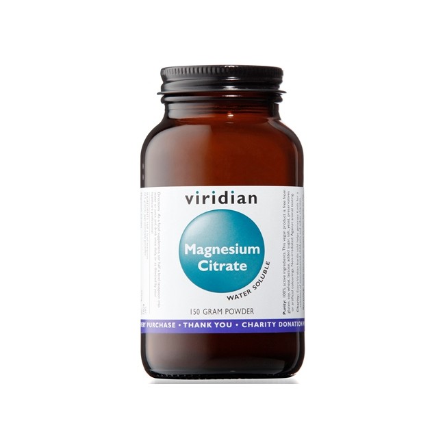 VIRIDIAN MAGNESIUM CITRATE POLVERE 150G VIRIDIAN MAGNESIO CITRATO