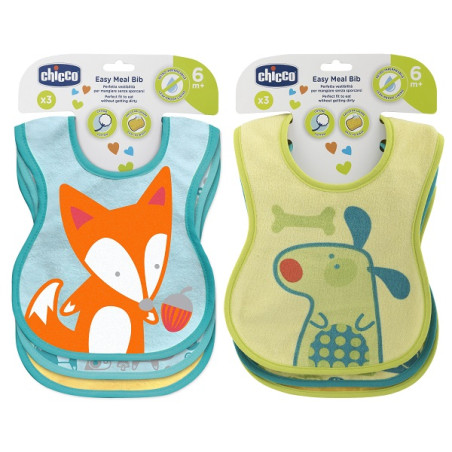 CHICCO BAVAGLINE PAPPA 6M+ 3PZ NEUTRE