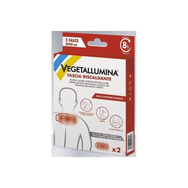 VEGETALLUMINA FASCIA RISCALDANTE 2 PEZZI