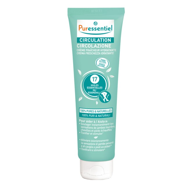 PURESSENTIEL CREMA CIRCOLAZIONE FRESCHEZZA IDRATANTE GAMBE EI STANCHI 100 ML