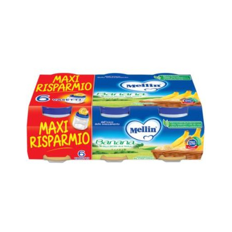 MELLIN OMOGENEIZZATO BANANA 6 X 100 G