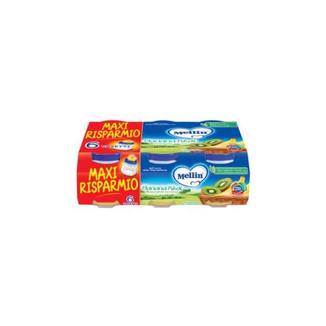 MELLIN OMOGENEIZZATO BANANA KIWI 6 X 100 G