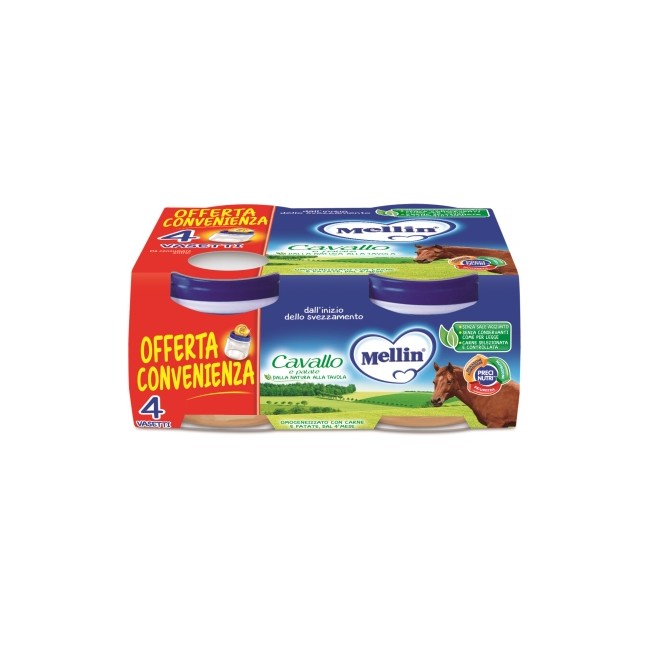 MELLIN OMOGENEIZZATO CAVALLO 4 X 80 G