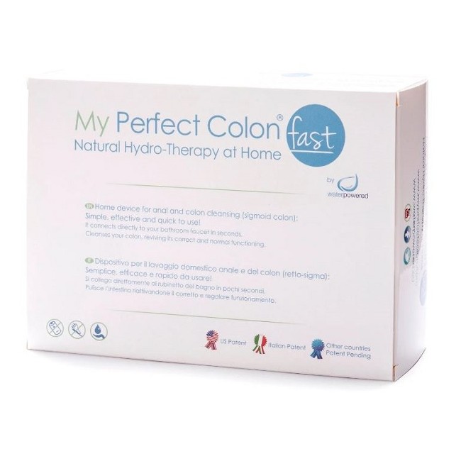 MY PERFECT COLON FAST LAVAGGIO INTESTINALE MY PERFECT CARE COLON FAST + FILTRO CON ADATTATORE RUBINETTO + 12 CANNULE RETTALI + A