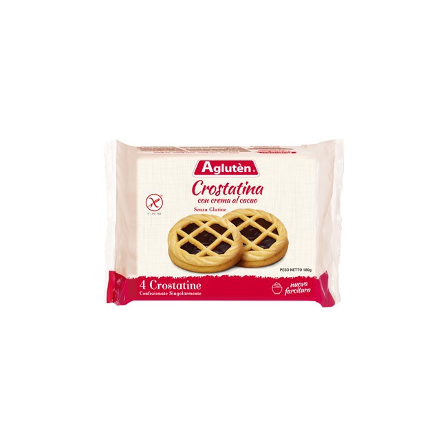 AGLUTEN CROSTATINA CON CREMA DI CACAO 180 G