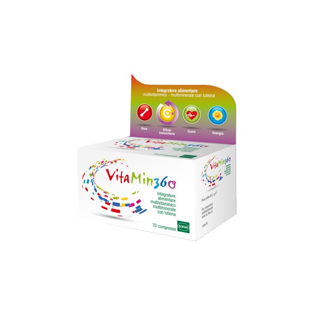 Sofar Vitamin 360 Integratore Alimentre Multivitaminico Multiminerale 70 Compresse