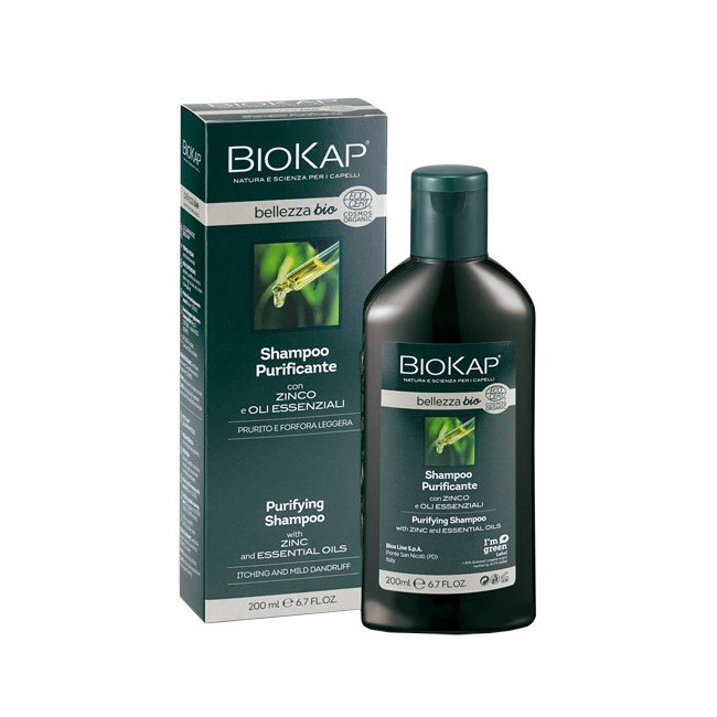 BIOKAP BELLEZZA BIO SHAMPOO PURIFICANTE COSMOS ECOCERT 200 ML BIOSLINE