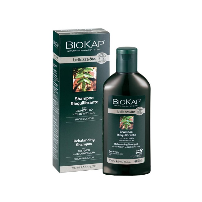 BIOKAP BELLEZZA BIO SHAMPOO RIEQUILIBRANTE COSMOS ECOCERT 200 ML BIOSLINE