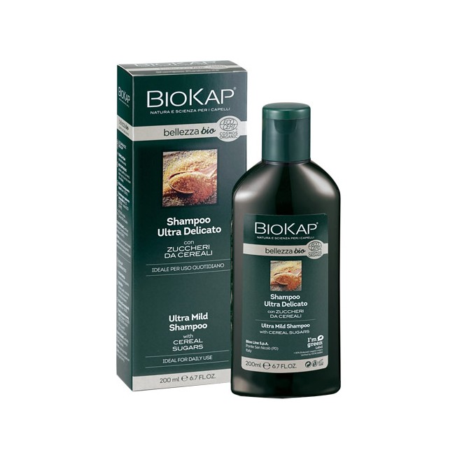 BIOKAP BELLEZZA BIO SHAMPOO ULTRA DELICATO COSMOS ECOCERT 200 ML