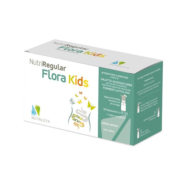 NUTRIREGULAR FLORA KIDS 10 FLACONCINI