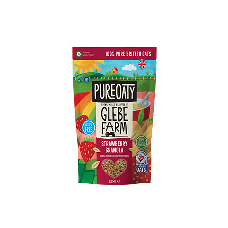 GLEBE FARM GRANOLA AVENA FRAGOLA 325 G