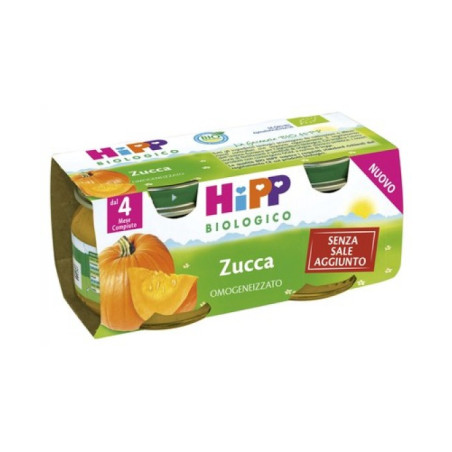 HiPP Biologico Omogeneizzato Zucca 2x80g